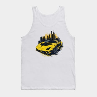 Retro Lamborghini Cars Tank Top